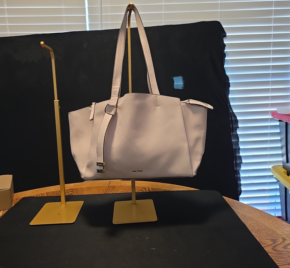 Nine West Light Pink Tote Bag with Shoulder Straps